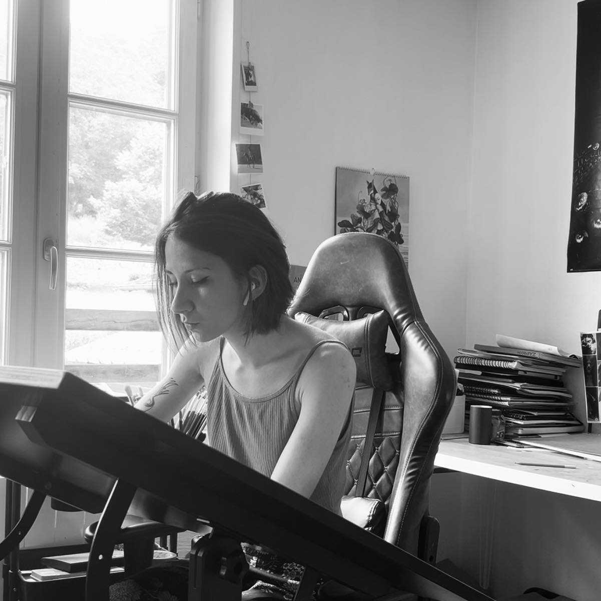 Shana Verro dans son atelier